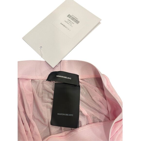 WARDROBE.NYC Sheer Tube MIDI Skirt in Blush Size Small NWT Small Discoloration - Picture 8 of 13